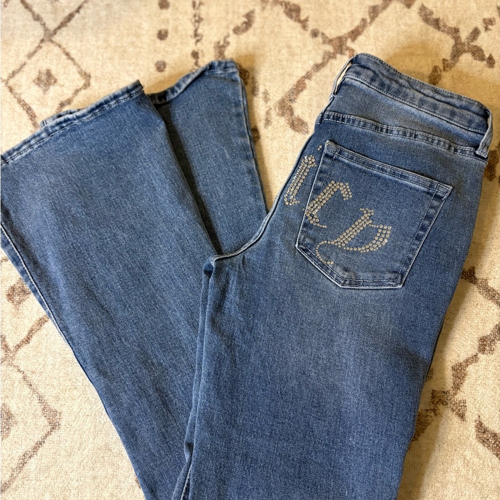 Juicy Couture Lunita Flare Jeans Size 7/28 - Picture 4 of 11